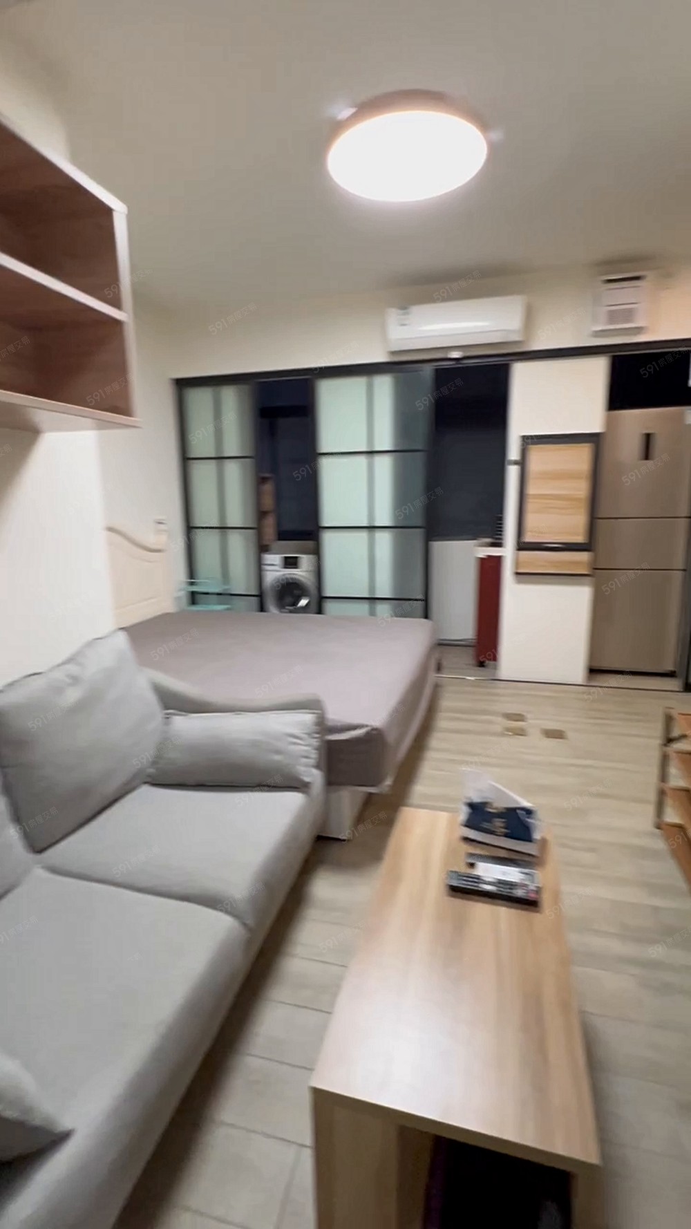 海山🚇獨洗曬🌞可開伙🔥租補可寵⚡️掀床🛏️收納多 - Image 1