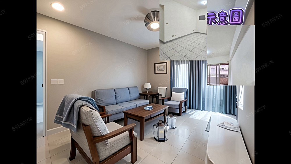 中華路3房車✅邊間採光戶✅前後陽台✅低公設比